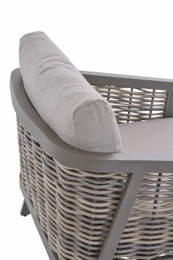 OUTDOOR Gartensofa-Set 5 tlg. braungrau