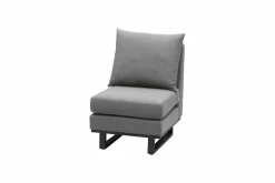 OUTDOOR Gartenspeiselounge Sunbrella grauschwarz