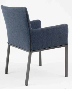 OUTDOOR Gartenstuhl blaugrau