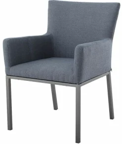 OUTDOOR Gartenstuhl blaugrau