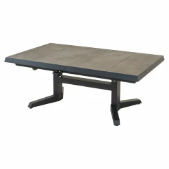 OUTDOOR Gartentisch ausziehbar grau