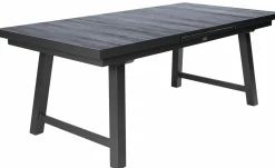 OUTDOOR Gartentisch ausziehbar Keramik grau