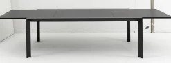 OUTDOOR Gartentisch ausziehbar 3D Glas grau