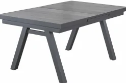 OUTDOOR Gartentisch ausziehbar Keramik grau