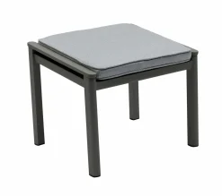 OUTDOOR Hocker grau