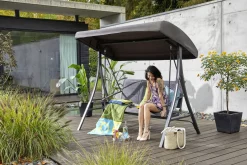 OUTDOOR Hollywoodschaukel grau