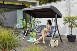 OUTDOOR Hollywoodschaukel grau