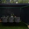 OUTDOOR LED-Beleuchtung Gartenpavillon weiß