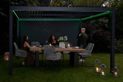 OUTDOOR LED-Beleuchtung Gartenpavillon weiß