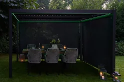 OUTDOOR LED-Beleuchtung Gartenpavillon weiß