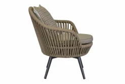 OUTDOOR Lounge Garten-Drehsessel beigegrau