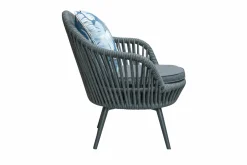 OUTDOOR Lounge Garten-Drehsessel grau