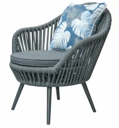 OUTDOOR Lounge Garten-Drehsessel grau