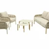 OUTDOOR Low Dining Gartensofa 3-Sitzer beige