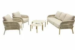 OUTDOOR Low Dining Gartensofa 3-Sitzer beige