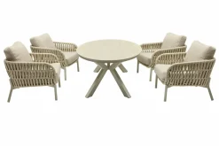 OUTDOOR Low Dining-Gartensessel beige