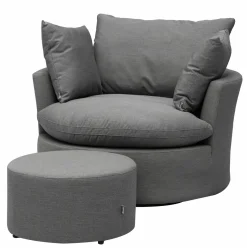 OUTDOOR Relaxhocker Sunbrella grau