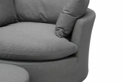 OUTDOOR Relaxsessel Sunbrella drehbar grau