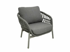 OUTDOOR Rope Garten Lounge Set 3 tlg. braungrau