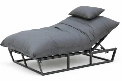 OUTDOOR Sonnenliege mit Cover grau