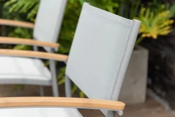 OUTDOOR Stapelstuhl weiß