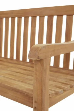 OUTDOOR Teak Gartenbank 150 braungrau