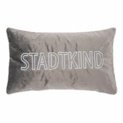 Pad Concept Kissenhülle STADTKIND graublau