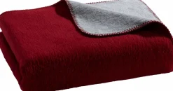 Paras Lifestyle Wendedecke rubin-platin silberfarbenrot