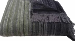 Paras Lifestyle Wohndecke silberfarbengrün