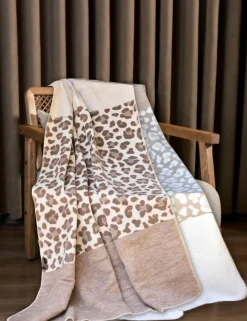 Paras Lifestyle Wohndecke "Leo" grau