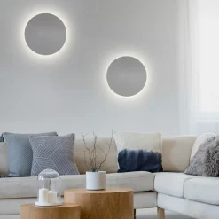 Paul Neuhaus LED-Akku-Wandleuchte grau