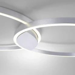 Paul Neuhaus LED-Deckenleuchte 2flg silberfarben