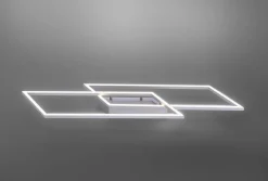 Paul Neuhaus LED-Deckenleuchte 2flg silberfarben