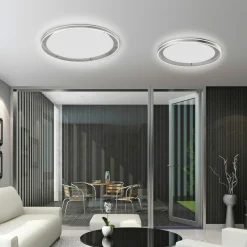 Paul Neuhaus LED-Deckenleuchte 1flg silberfarben