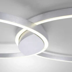 Paul Neuhaus LED-Deckenleuchte 2flg silberfarben