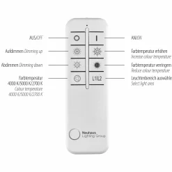 Paul Neuhaus LED-Deckenleuchte 2flg silberfarben