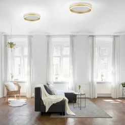 Paul Neuhaus LED-Deckenleuchte 1flg goldfarben