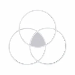 Paul Neuhaus LED-Deckenleuchte 3flg silberfarben