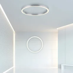 Paul Neuhaus LED-Deckenleuchte 1flg silberfarben