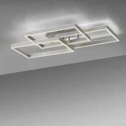 Paul Neuhaus LED-Deckenleuchte 2flg silberfarben
