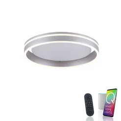 Paul Neuhaus LED-Deckenleuchte 1flg silberfarben