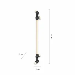 Paul Neuhaus LED-Deckenleuchte 5flg schwarz