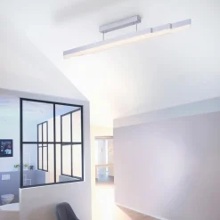 Paul Neuhaus LED-Deckenleuchte 3flg silberfarben