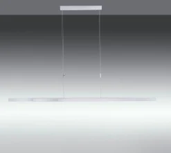 Paul Neuhaus LED-Pendelleuchte 3flg silberfarben
