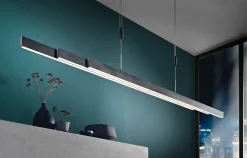 Paul Neuhaus LED-Pendelleuchte 3flg schwarz