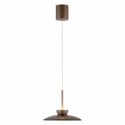 Paul Neuhaus LED-Pendelleuchte 2flg braun