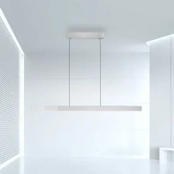 Paul Neuhaus LED-Pendelleuchte 3flg silberfarben