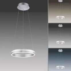 Paul Neuhaus LED-Pendelleuchte 1flg silberfarben