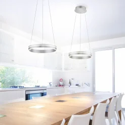 Paul Neuhaus LED-Pendelleuchte 1flg silberfarben