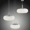 Paul Neuhaus LED-Pendelleuchte 4flg silberfarben